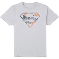 DC Originals Floral Superman Men’s Shirt – White – DC Originals Floral Superman Men’s Shirt – White –