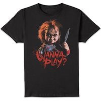 Chucky Wanna Play? Men’s Shirt – Black Chucky Wanna Play? Men’s Shirt – Black
