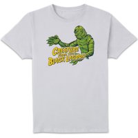 Universal Monsters Creature From The Black Lagoon Crest Men’s Shirt – White