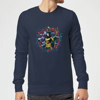 Aquaman Circular Portrait Sweatshirt – Navy Aquaman Circular Portrait Sweatshirt – Navy