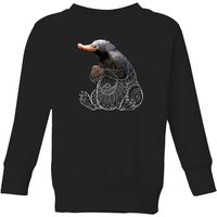 Fantastic Beasts Tribal Niffler Kids’ Sweatshirt – Black – –