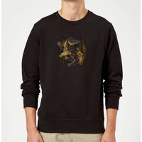 Harry Potter Hufflepuff Geometric Sweatshirt – Black