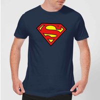 Justice League Superman Logo Men’s Shirt – Navy Justice League Superman Logo Men’s Shirt – Navy