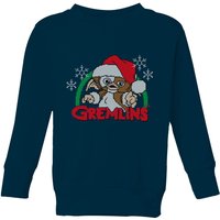 Gremlins Another Reason To Hate Christmas Kids’ Christmas Jumper – Navy – – Gremlins Another Reason To Hate Christmas Kids’ Christmas Jumper – Navy – –