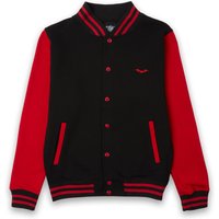 The Batman The Bat Embroidered Varsity Jacket – BlackRed
