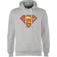 Official Superman Crackle Logo Hoodie – Grey Official Superman Crackle Logo Hoodie – Grey