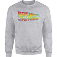 Back To The Future Classic Logo Sweatshirt – Grey Back To The Future Classic Logo Sweatshirt – Grey