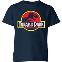 Jurassic Park Logo Kids’ Shirt – Navy – – Jurassic Park Logo Kids’ Shirt – Navy – –
