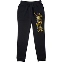 Harry Potter Hufflepuff Script Joggers – Black