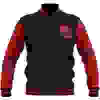 Magic: The Gathering Mountain Roundel Varsity Jacket – BlackRed