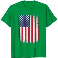 Usa Flag th July American Red White Blue Star Stripes Day shirt