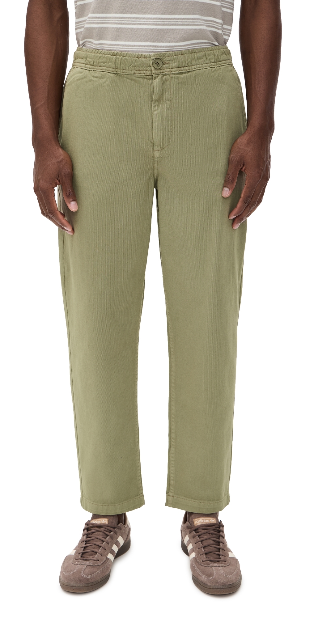 Wax London Kurt Pull On Trousers Light Khaki
