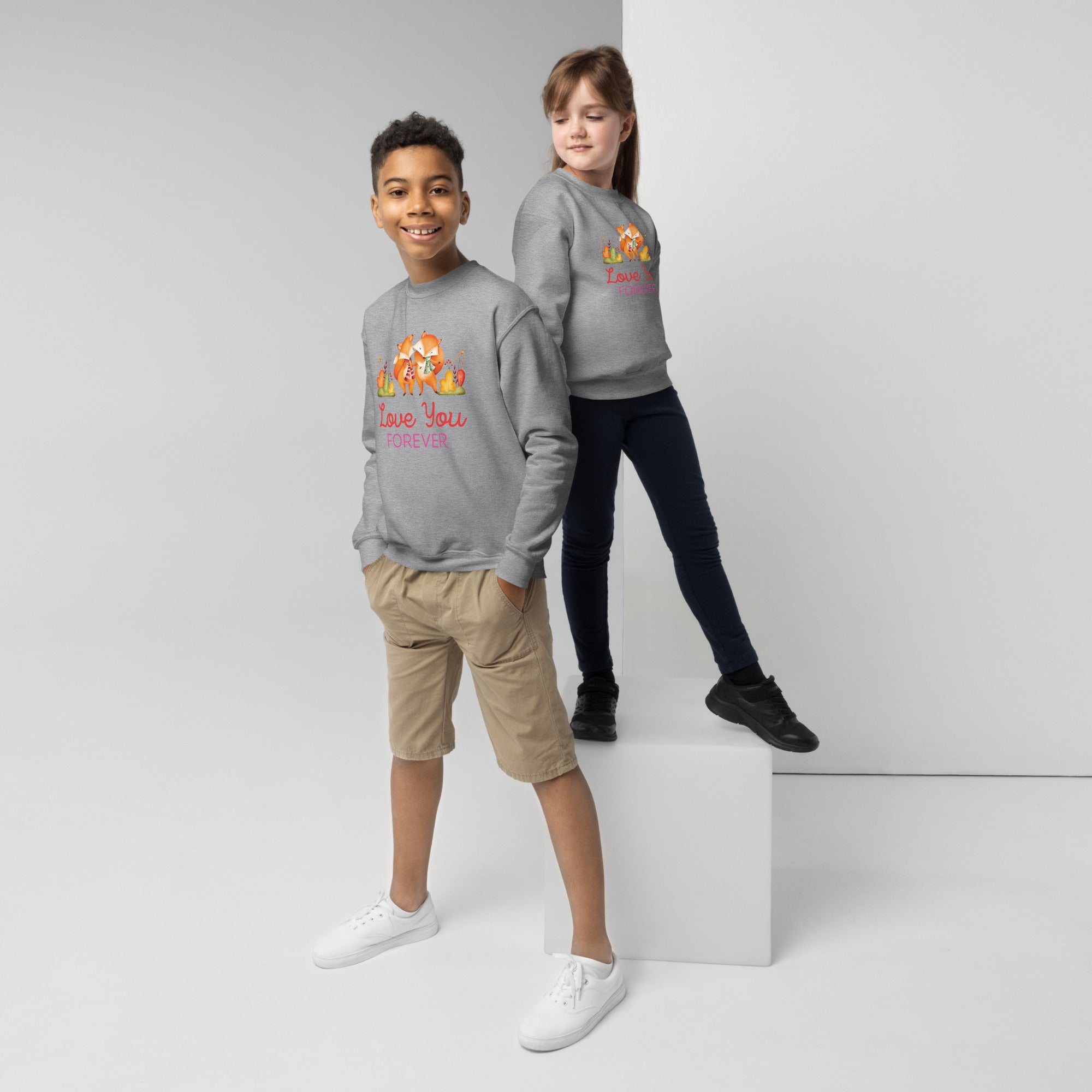 Love You Forever Youth Crewneck Sweatshirt Love You Forever Youth Crewneck Sweatshirt