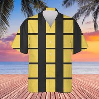 Brick Road – Yellow And White A-line Dress Hawaiians